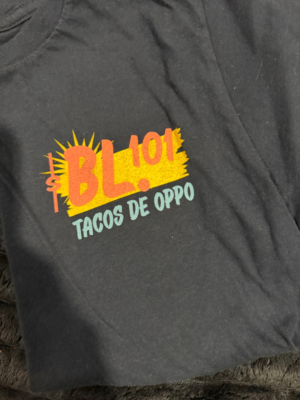 Boys Baseball Lifestyle 101 Tacos De Oppo Kids' Black Graphic Tee